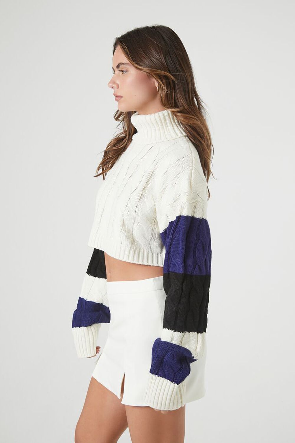 Turtleneck Cropped Sweater